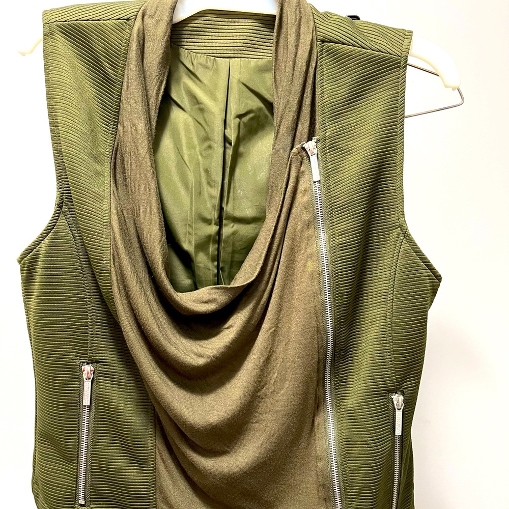 Kardashian Olive green stylish vest